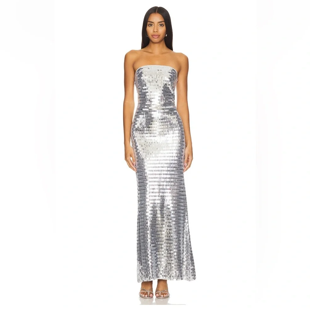 Simon Miller Sculpy strapless sequin dress - Picture 1 of 4